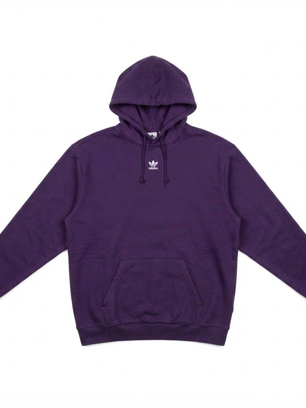 adidas Purple Trefoil Pullover Hoodie - Men's